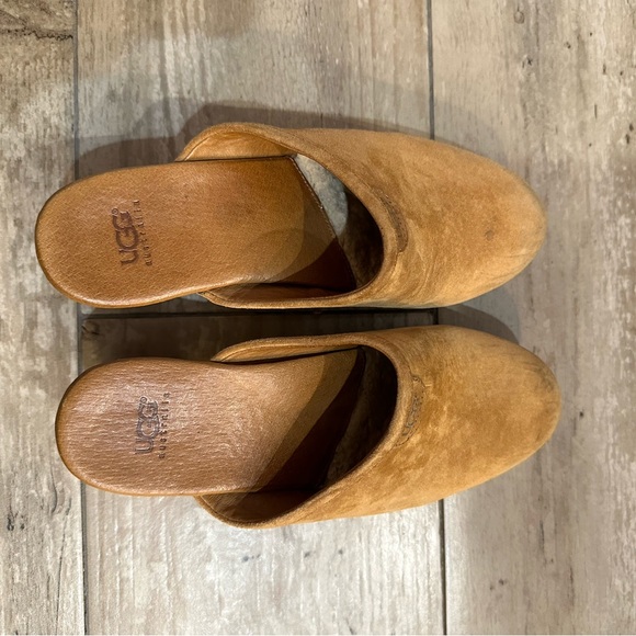 UGG Wooden Leather Clogs - Picture 2 of 7